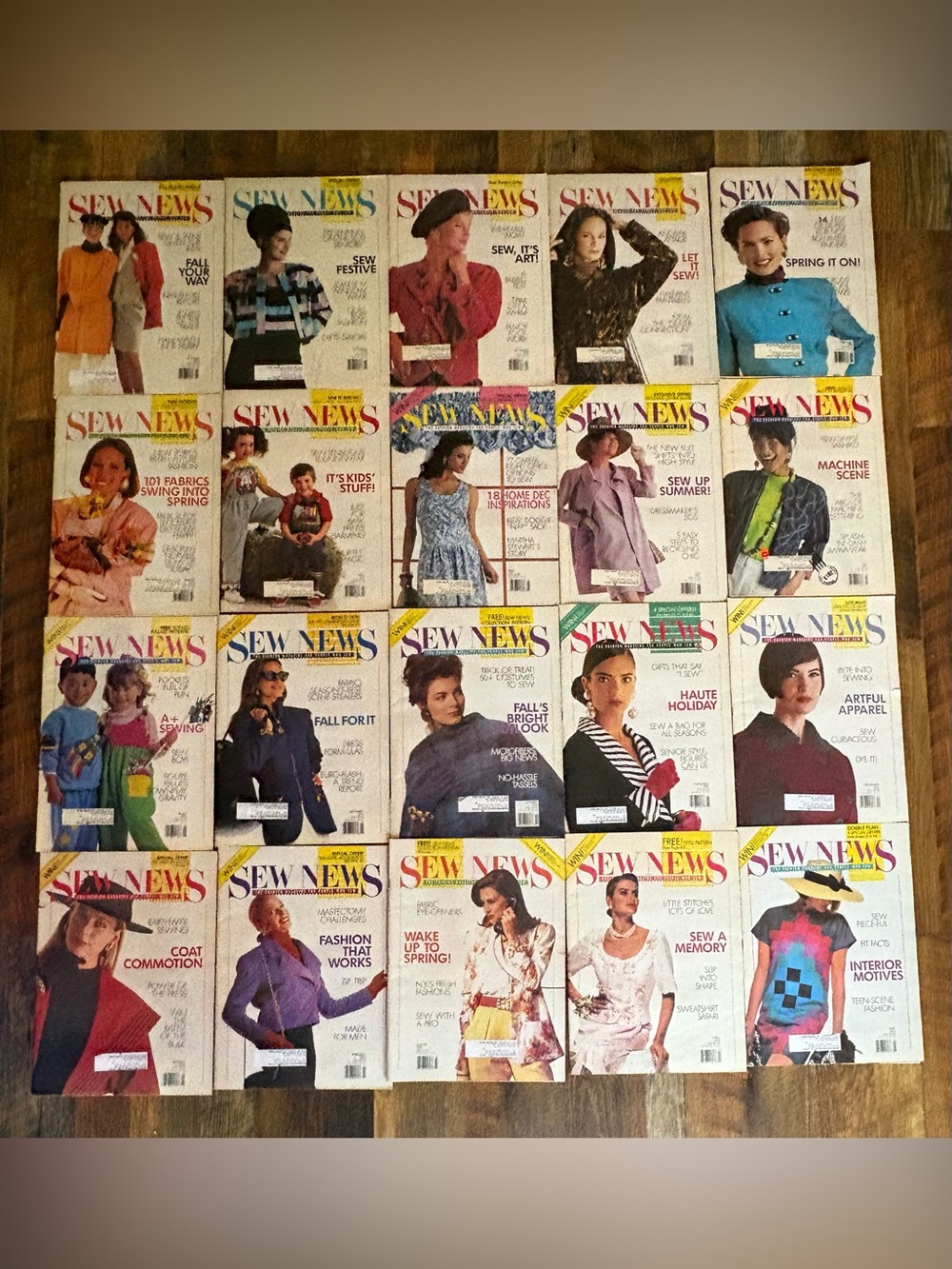 Sew News The Fashion Magazine 20 Books October ‘90-May ‘92